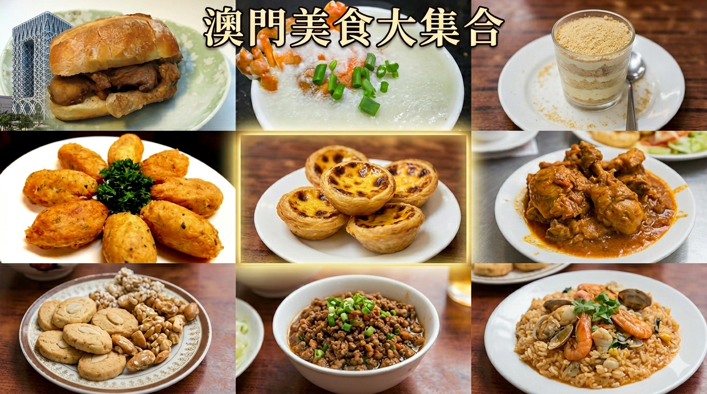 澳門經典小吃美食